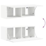 vidaXL 4 pcs Biela – Obrázok 12