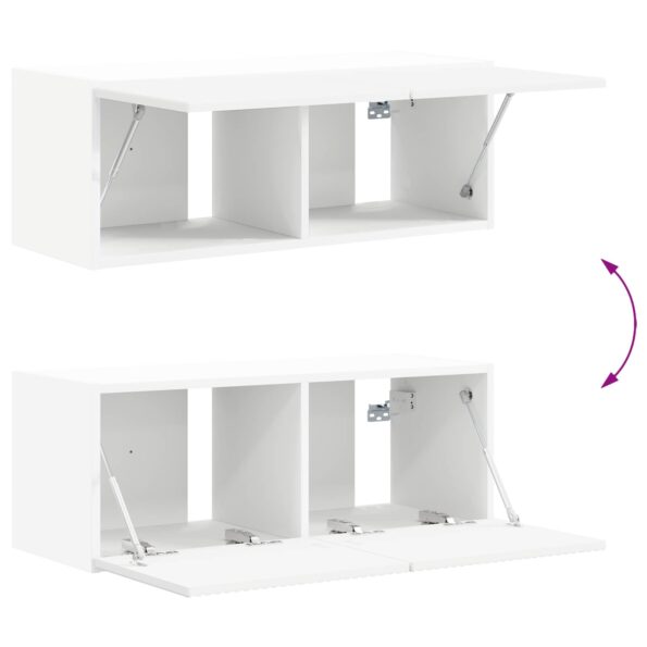 vidaXL 4 pcs Biela – Obrázok 12