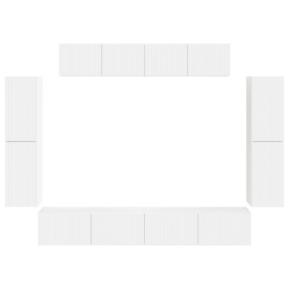 vidaXL 4 pcs Biela – Obrázok 8