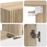 vidaXL TV skrinka 8 pcs Sonoma dub – Obrázok 10