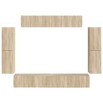 vidaXL TV skrinka 8 pcs Sonoma dub – Obrázok 8