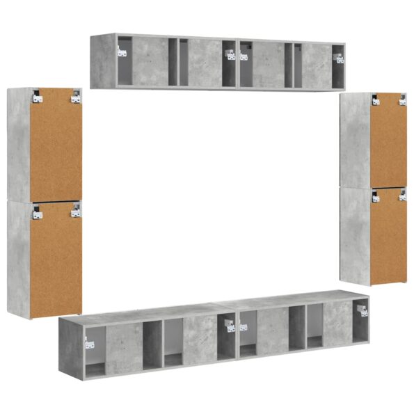 vidaXL 4 pcs Betónová šedá – Obrázok 9