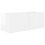 vidaXL 4 pcs Vysoký lesk bielej – Obrázok 6