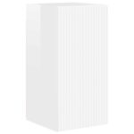 vidaXL 4 pcs Vysoký lesk bielej – Obrázok 7