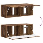 vidaXL 4 pcs Staré drevo – Obrázok 12