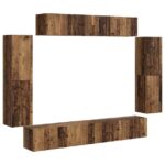 vidaXL 4 pcs Staré drevo – Obrázok 2