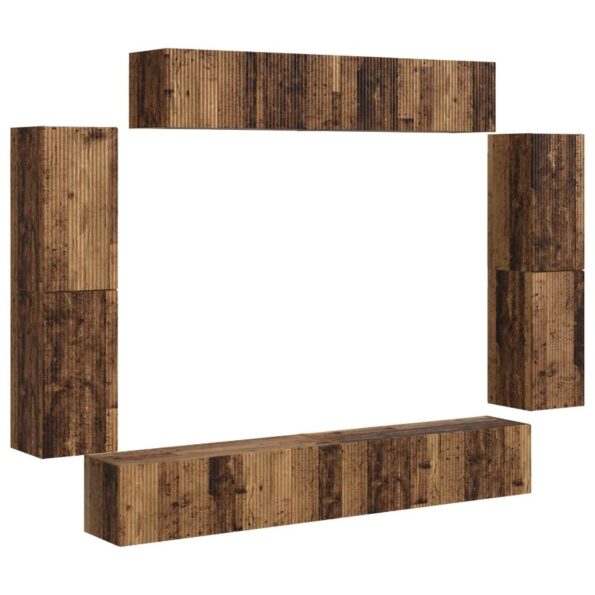 vidaXL 4 pcs Staré drevo – Obrázok 2