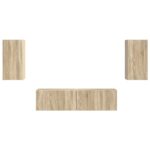 vidaXL 2 pcs Sonoma dub – Obrázok 7