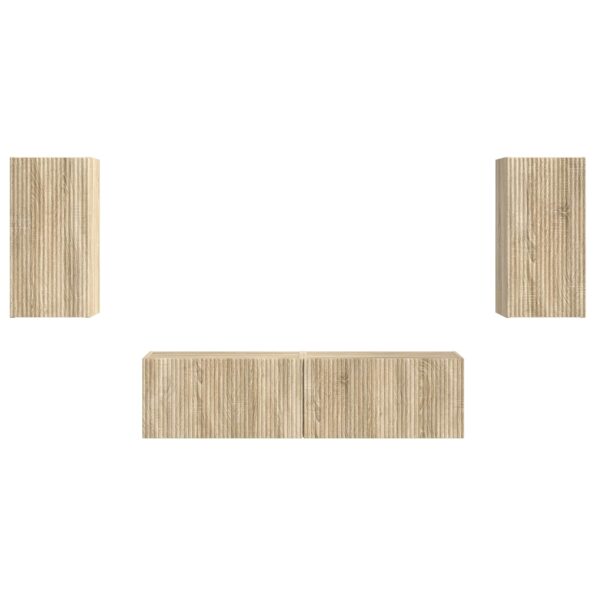 vidaXL 2 pcs Sonoma dub – Obrázok 7