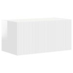 vidaXL 2 pcs Vysoký lesk bielej – Obrázok 5