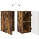 vidaXL 2 pcs Dymová dub – Obrázok 11