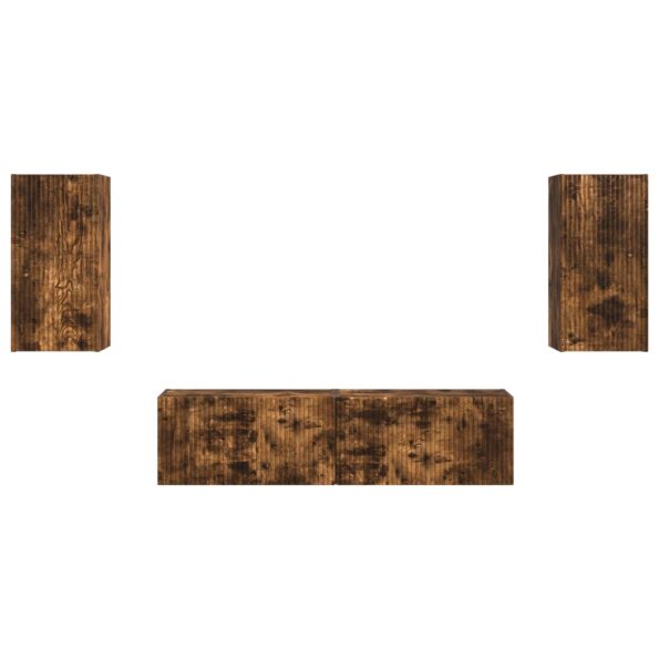 vidaXL 2 pcs Dymová dub – Obrázok 7