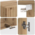 vidaXL Zostava TV skriniek 4 pcs Remeselný dub Kompozitné drevo – Obrázok 9