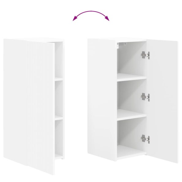 vidaXL 3 pcs Biela – Obrázok 12