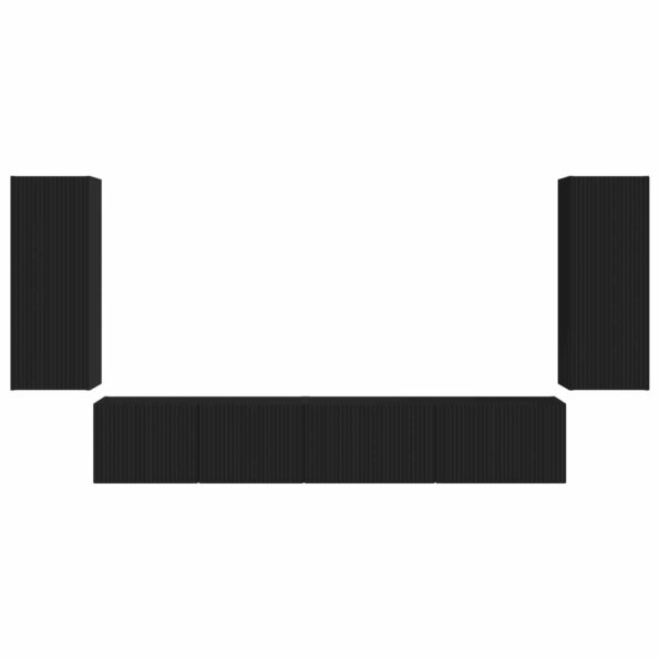 vidaXL 3 pcs Čierna – Obrázok 8