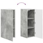 vidaXL 3 pcs Betónová šedá – Obrázok 12