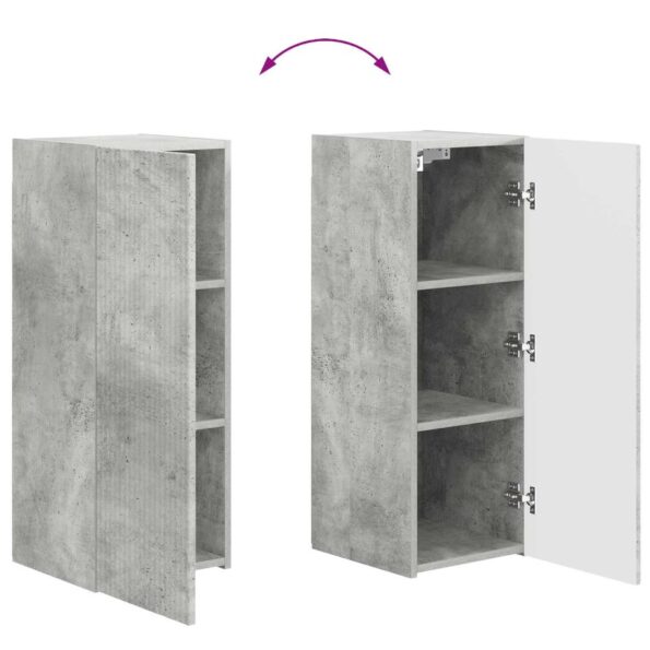 vidaXL 3 pcs Betónová šedá – Obrázok 12