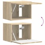 vidaXL 3 pcs Sonoma dub – Obrázok 12