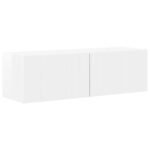 vidaXL 3 pcs Vysoký lesk bielej – Obrázok 5