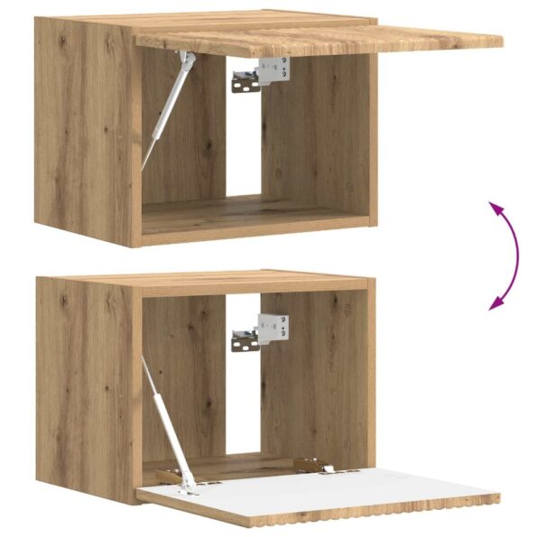 vidaXL 3 pcs Remeselný dub – Obrázok 12