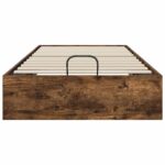 vidaXL Otomanový posteľný rám s úložiskom Údený Dub 80,5 x 200 cm – Obrázok 5
