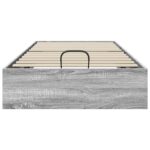 vidaXL Otomanový posteľný rám s úložiskom Sivá Sonoma 80,5 x 200 cm – Obrázok 5
