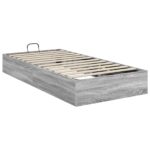 vidaXL Otomanový posteľný rám s úložiskom Sivá Sonoma 80,5 x 200 cm – Obrázok 7