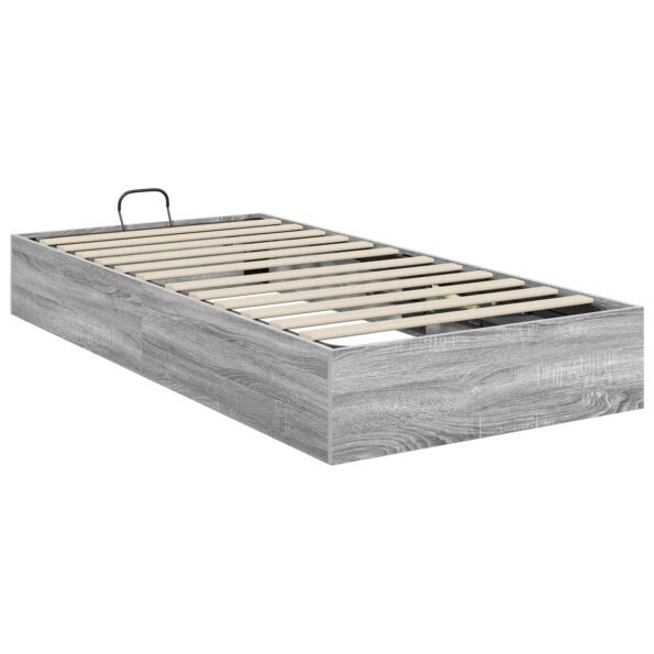 vidaXL Otomanový posteľný rám s úložiskom Sivá Sonoma 80,5 x 200 cm – Obrázok 7