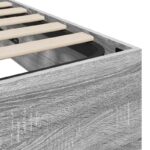 vidaXL Otomanový posteľný rám s úložiskom Sivá Sonoma 80,5 x 200 cm – Obrázok 8