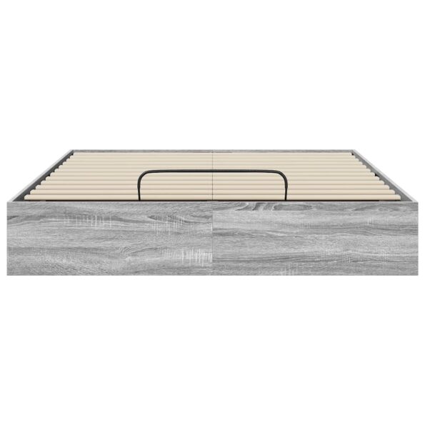 vidaXL Otomanový posteľný rám Sivý Sonoma 193 x 120 x 25 cm – Obrázok 5