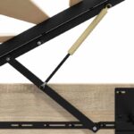 vidaXL Otomanový posteľný rám s úložiskom Sonoma dub 193 x 120 x 25 cm – Obrázok 11