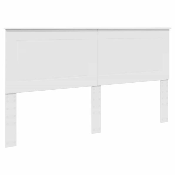 vidaXL Rám postele Biela 200 x 200 cm Masívne borovicové drevo – Obrázok 6