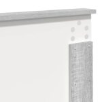 vidaXL Rám postele Sivý Sonoma 200 x 200 cm Masívne borovicové drevo – Obrázok 11