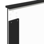 vidaXL Rám postele Čierna 75 x 190 cm Masívne borovicové drevo – Obrázok 11