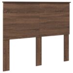 vidaXL Rám postele Hnedý dub 120 x 190 cm Inžinierske drevo – Obrázok 7