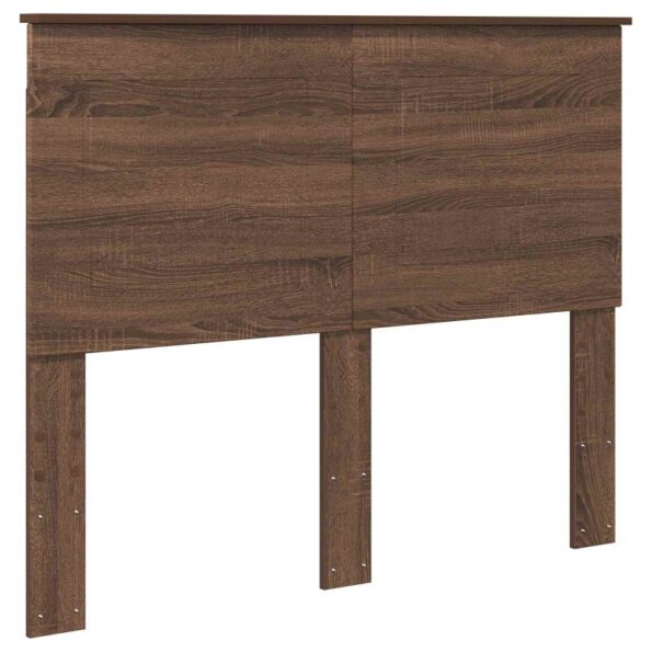 vidaXL Rám postele Hnedý dub 120 x 190 cm Inžinierske drevo – Obrázok 7