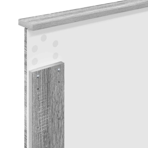 vidaXL Rám postele Sivý Sonoma 100 x 200 cm Inžinierske drevo – Obrázok 12