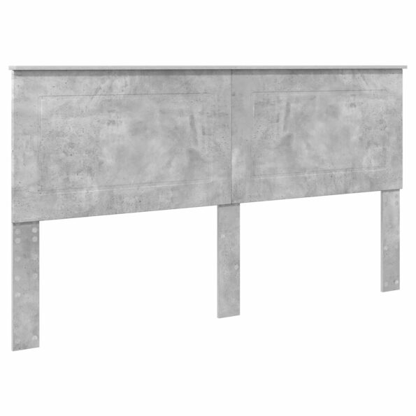 vidaXL Úložná posteľ Betónová šedá 200 x 200 cm Kompozitné drevo – Obrázok 7