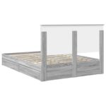 vidaXL Úložná posteľ Sivý Sonoma 160 x 200 cm Kompozitné drevo – Obrázok 10