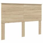 vidaXL Úložná posteľ Sonoma dub 150 x 200 cm Kompozitné drevo – Obrázok 7