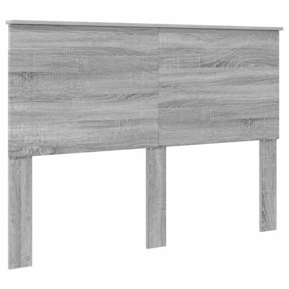 vidaXL Rám postele Sivý Sonoma 140 x 200 cm Kompozitné drevo – Obrázok 7