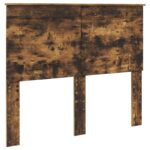 vidaXL Rám postele Dymová dub 120 x 200 cm Kompozitné drevo – Obrázok 7