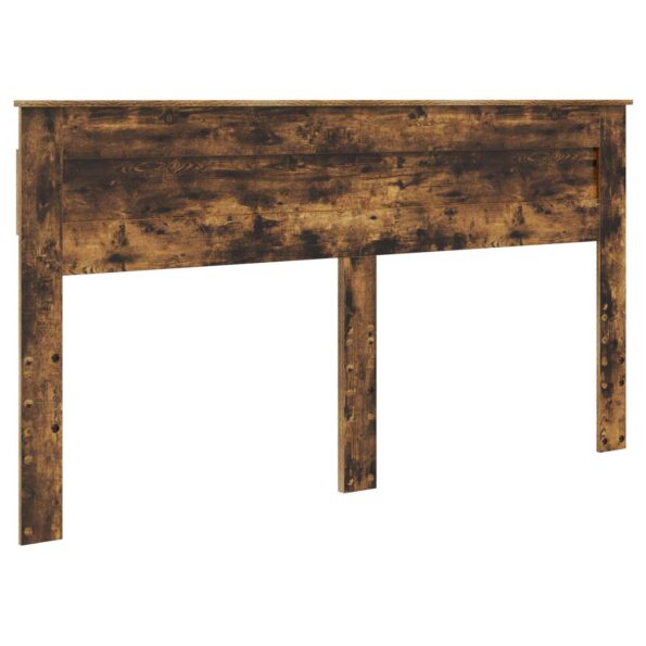 vidaXL Rám postele Dymová dub 180 x 200 cm Masívne borovicové drevo – Obrázok 6