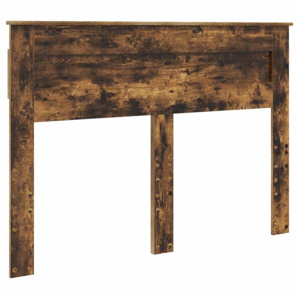 vidaXL Rám postele Dymová dub 150 x 200 cm Masívne borovicové drevo – Obrázok 6