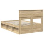 vidaXL Rám postele Sonoma 120 x 200 cm Masívne borovicové drevo – Obrázok 9