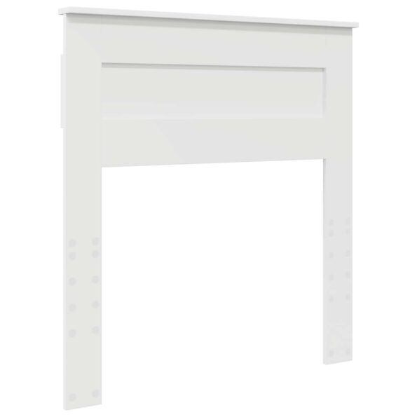 vidaXL Rám postele Biela 100 x 200 cm Masívne borovicové drevo – Obrázok 6