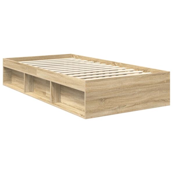 vidaXL Rám postele Sonoma 100 x 200 cm Masívne borovicové drevo – Obrázok 5