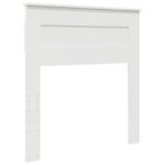 vidaXL Rám postele Biela 75 x 190 cm Masívne borovicové drevo – Obrázok 6