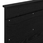vidaXL Rám postele Čierna 75 x 190 cm Masívne borovicové drevo – Obrázok 11