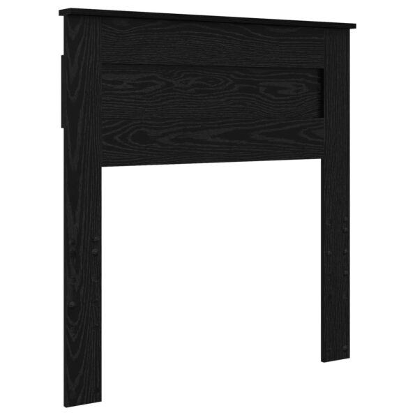 vidaXL Rám postele Čierna 75 x 190 cm Masívne borovicové drevo – Obrázok 6